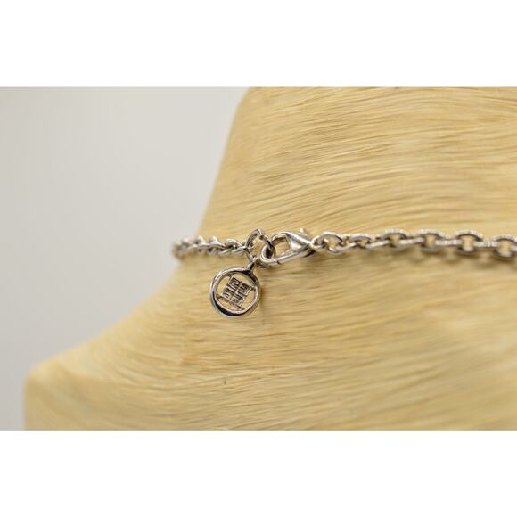 Givenchy Vintage Logo Necklace Reversible Black Bead Chain Runway Signed Bin1D - Picture 7 of 12